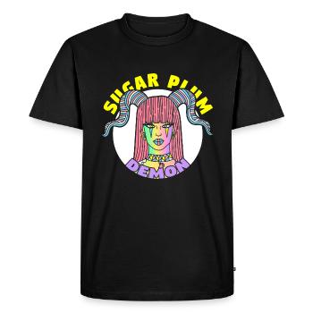 FILLE SUGAR PLUM DEMON - T-shirt Premium bio Homme - noir - Devant - Nico (187cm)