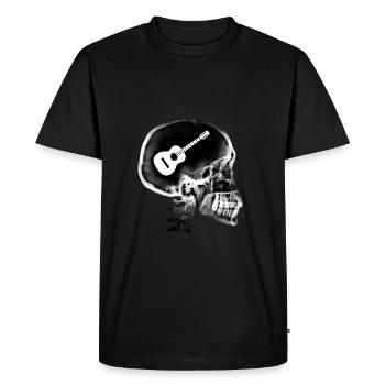 cadeau guitare amateur humour guitariste prof - T-shirt Premium bio Homme - noir - Devant - Nico (187cm)