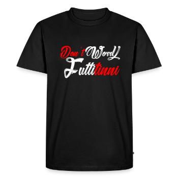 Don t Worry Futtitinni rouge - T-shirt Premium bio Homme - noir - Devant - Nico (187cm)
