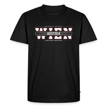 Vienne - T-shirt Premium bio Homme - noir - Devant - Nico (187cm)