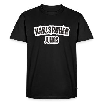 Karlsruhe Garçons - T-shirt Premium bio Homme - noir - Devant - Nico (187cm)