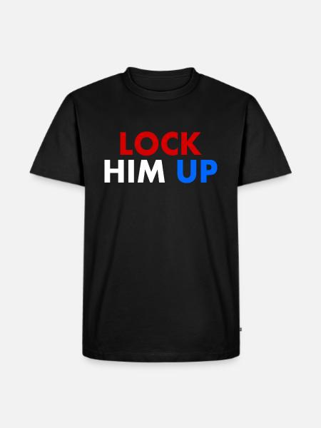 Lock him up - Men's Premium Organic T-Shirt - black
