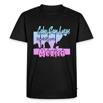 Cabo San Lucas Mexico - Men's Premium Organic T-Shirt - black - Front - Nico (187cm)