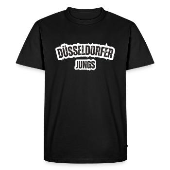Düsseldorf Garçons - T-shirt Premium bio Homme - noir - Devant - Nico (187cm)