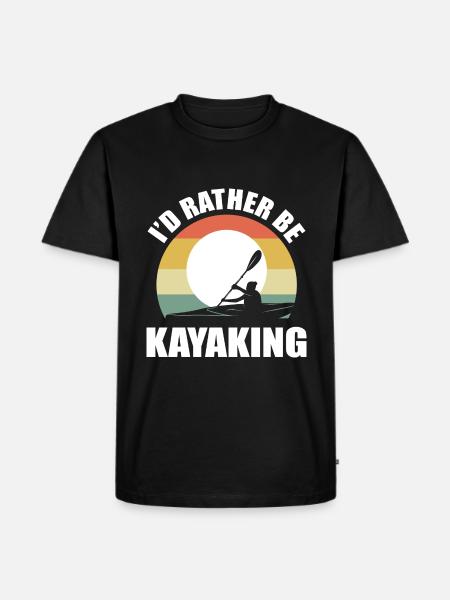 Kayaking Kayaking - Men's Premium Organic T-Shirt - black