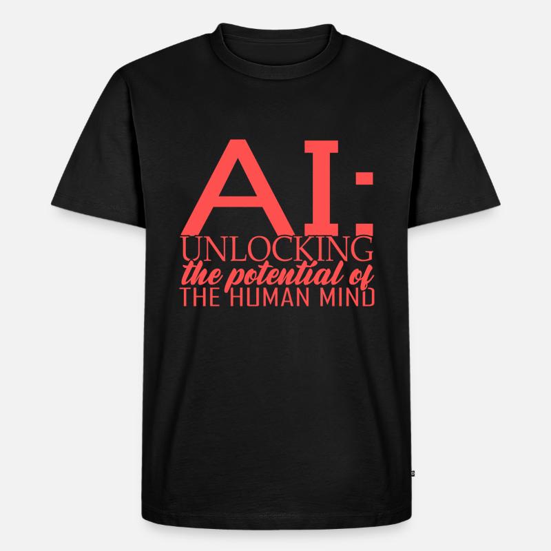 Künstliche Intelligenz Deep Learning - Männer Premium Bio T-Shirt - Schwarz