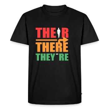 Là, ce sont des enseignants de l’école primaire Poison - T-shirt Premium bio Homme - noir - Devant - Nico (187cm)