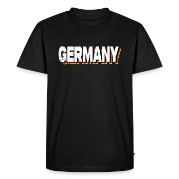Allemagne - T-shirt Premium bio Homme - noir - Devant - Nico (187cm)