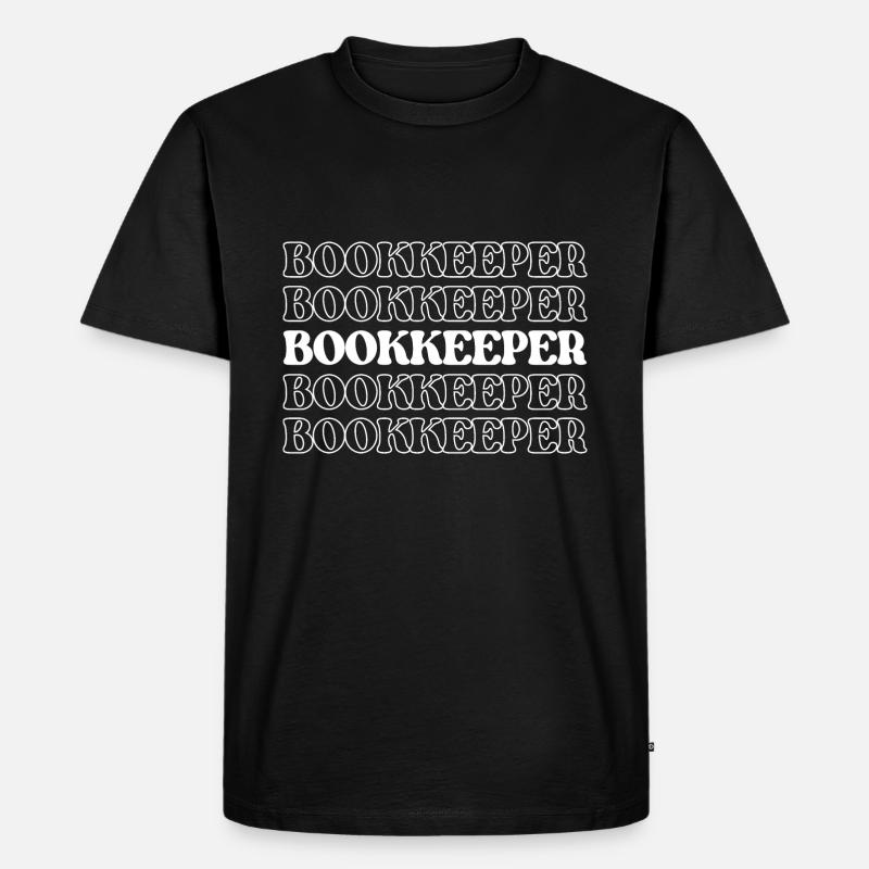 Aide-comptable Comptable Commis Auditeur - T-shirt Premium bio Homme - noir