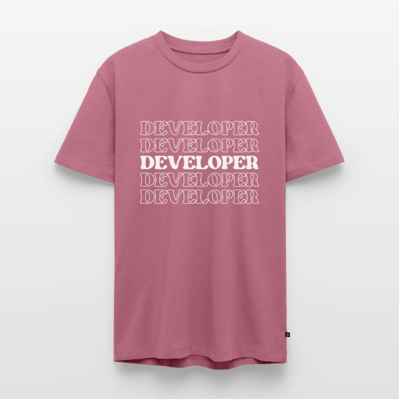 Entwickler, Programmierer, Programmierer, Programmierer, Software-Ingenieur Männer Premium Bio T-Shirt