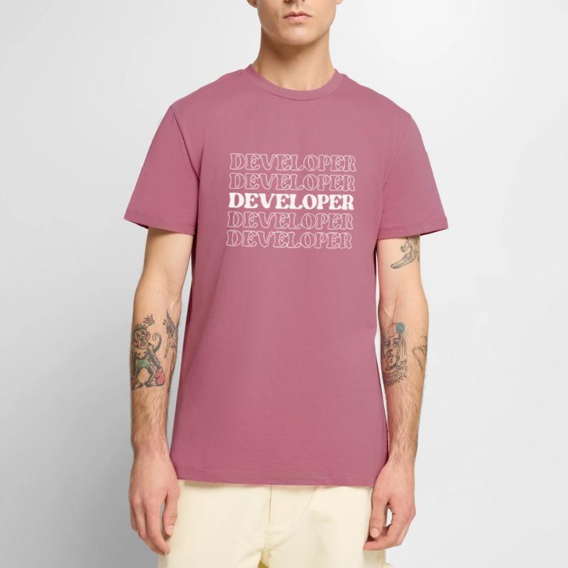 Entwickler, Programmierer, Programmierer, Programmierer, Software-Ingenieur Männer Premium Bio T-Shirt