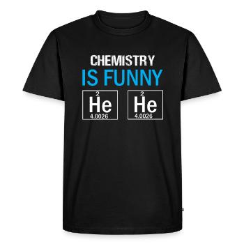 chimie - T-shirt Premium bio Homme - noir - Devant - Nico (187cm)