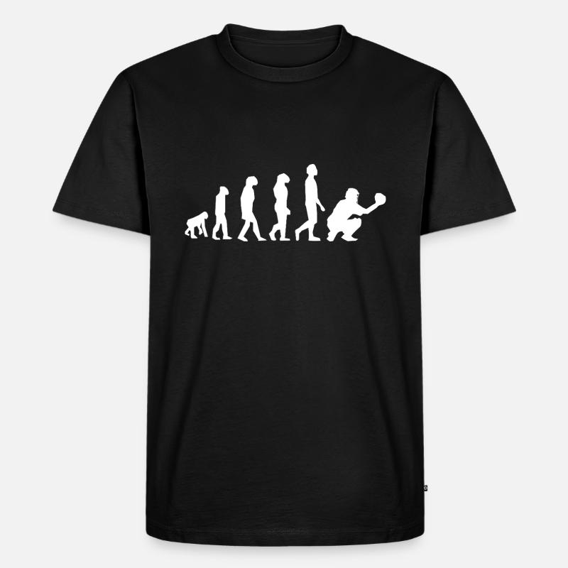 Evolution Baseball - Development Line - Men's Premium Organic T-Shirt - black