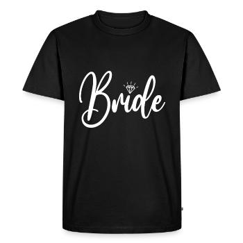 Bride - Men's Premium Organic T-Shirt - black - Front - Nico (187cm)