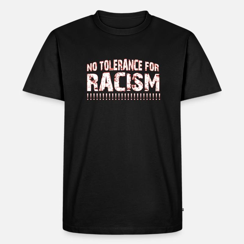 Antifa - Männer Premium Bio T-Shirt - Schwarz