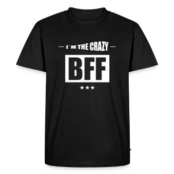 BFF - T-shirt Premium bio Homme - noir - Devant - Nico (187cm)