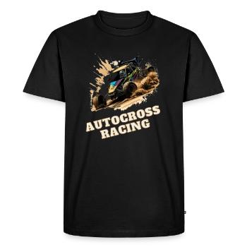 Autocross Stock Car - T-shirt Premium bio Homme - noir - Devant - Nico (187cm)