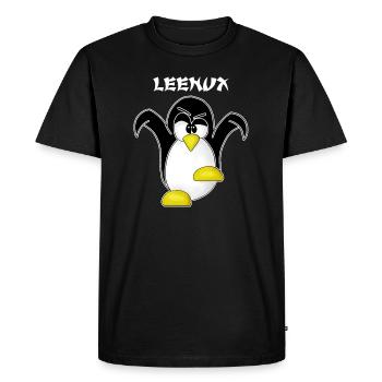 Linux Computer Nerd Geek Computer Science Admin Gift - Men's Premium Organic T-Shirt - black - Front - Nico (187cm)