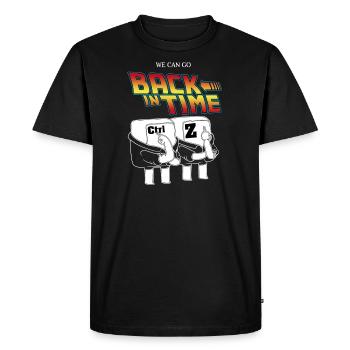 PC Computer Hacker Nerd Computer Scientist Geek Admin - Men's Premium Organic T-Shirt - black - Front - Nico (187cm)