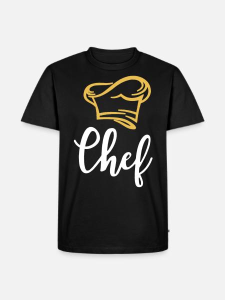 Chef Koch KĂĽchenchef Gourmet - Men's Premium Organic T-Shirt - black