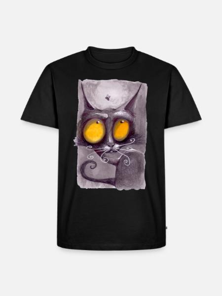 Serial Cat 06 - Men's Premium Organic T-Shirt - black