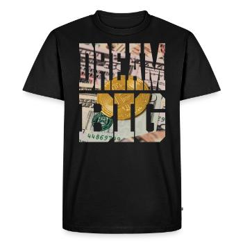 RÊVEZ GRAND - T-shirt Premium bio Homme - noir - Devant - Nico (187cm)