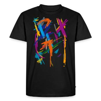 Art - T-shirt Premium bio Homme - noir - Devant - Nico (187cm)