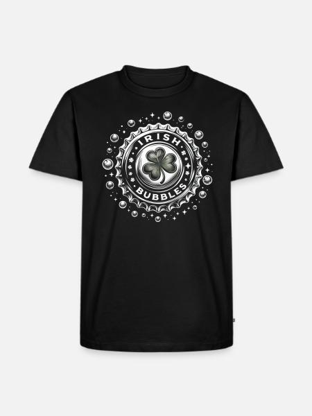 Irish Bubbles Pub Outfit - Männer Premium Bio T-Shirt - Schwarz