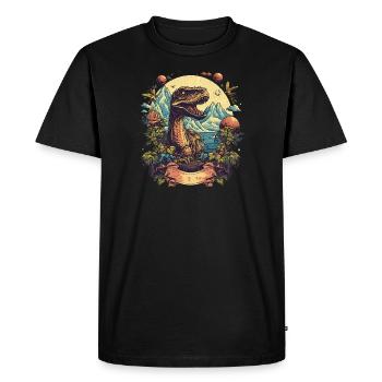 Tentation monstrueuse - T-shirt Premium bio Homme - noir - Devant - Nico (187cm)