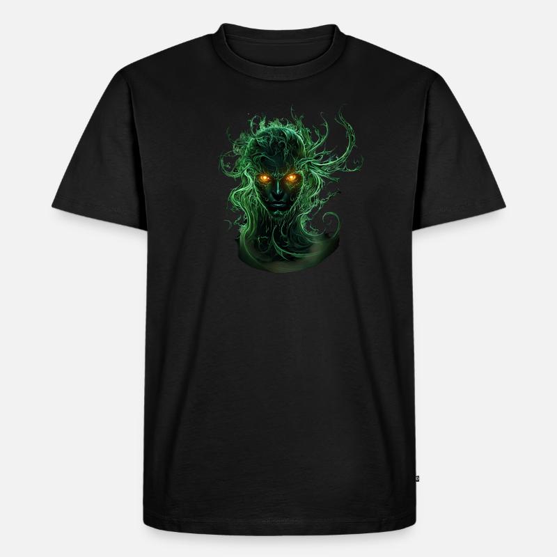Polter Power - Männer Premium Bio T-Shirt - Schwarz