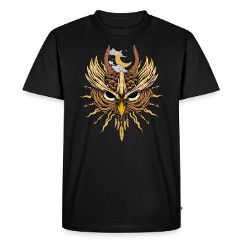 Night Owl Sorcellerie Attrape-rêves - T-shirt Premium bio Homme - noir - Devant - Nico (187cm)