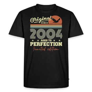 Original 2004 Birthday Gift 2004 Retro 2004 - Men's Premium Organic T-Shirt - black - Front - Nico (187cm)