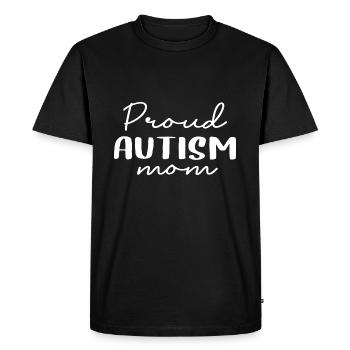Proud Autism Mom - T-shirt Premium bio Homme - noir - Devant - Nico (187cm)