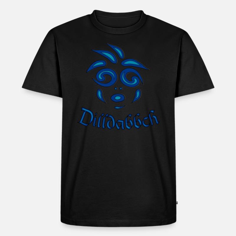 Der hessische Dilldabbch-Bembeldesign - Männer Premium Bio T-Shirt - undefined