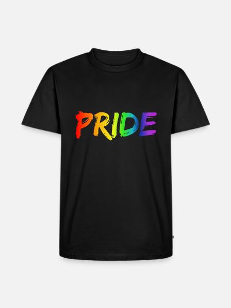Pride, Lgbt gay pride - Men's Premium Organic T-Shirt - black