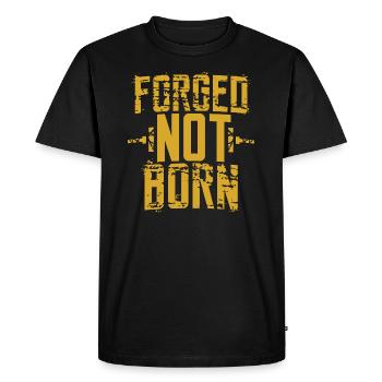 Heavy Days Heavy Weights Motivation Gym lover Gift - Men's Premium Organic T-Shirt - black - Front - Nico (187cm)