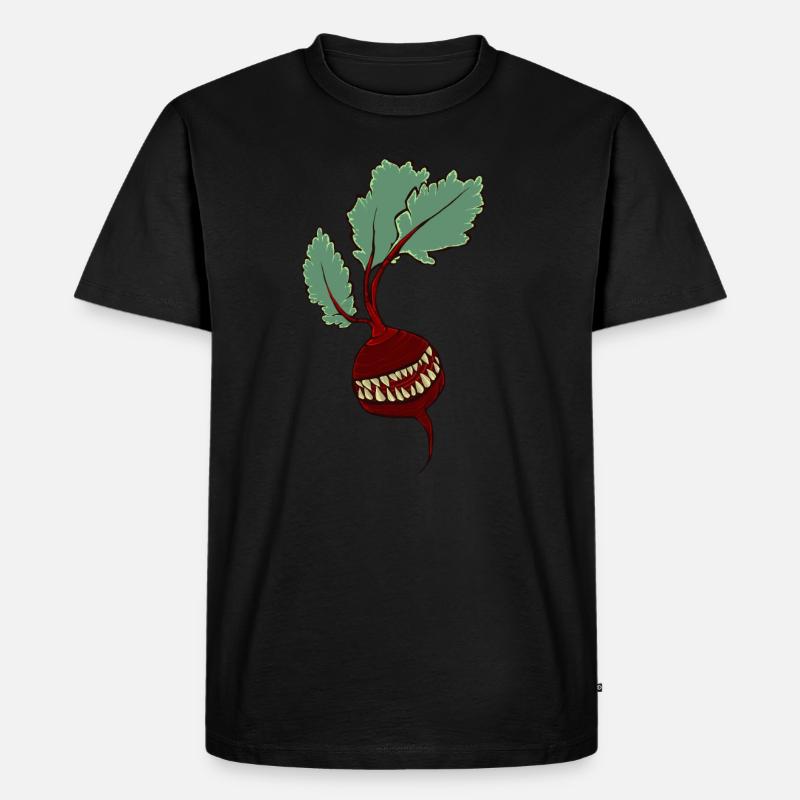 Teethroot - Männer Premium Bio T-Shirt - Schwarz