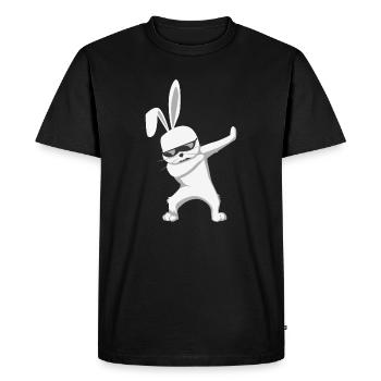 Dabbin Lapin Anime Lunettes de soleil Dab Life Cadeau - T-shirt Premium bio Homme - noir - Devant - Nico (187cm)