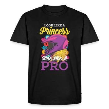 Motocross Princess Dirt Bike moto cadeau - T-shirt Premium bio Homme - noir - Devant - Nico (187cm)