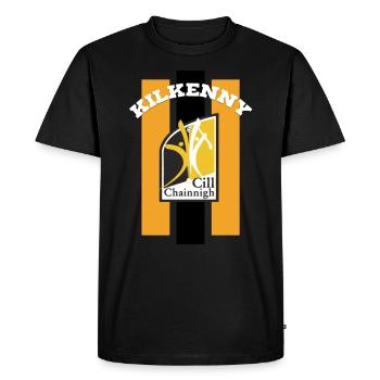 Kilkenny Hurling - Men's Premium Organic T-Shirt - black - Front - Nico (187cm)