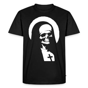 Un style sinistre dévoilé : découvrez un monde de Horr - T-shirt Premium bio Homme - noir - Devant - Nico (187cm)