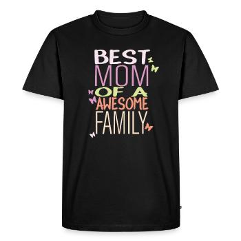Meilleure maman - T-shirt Premium bio Homme - noir - Devant - Nico (187cm)