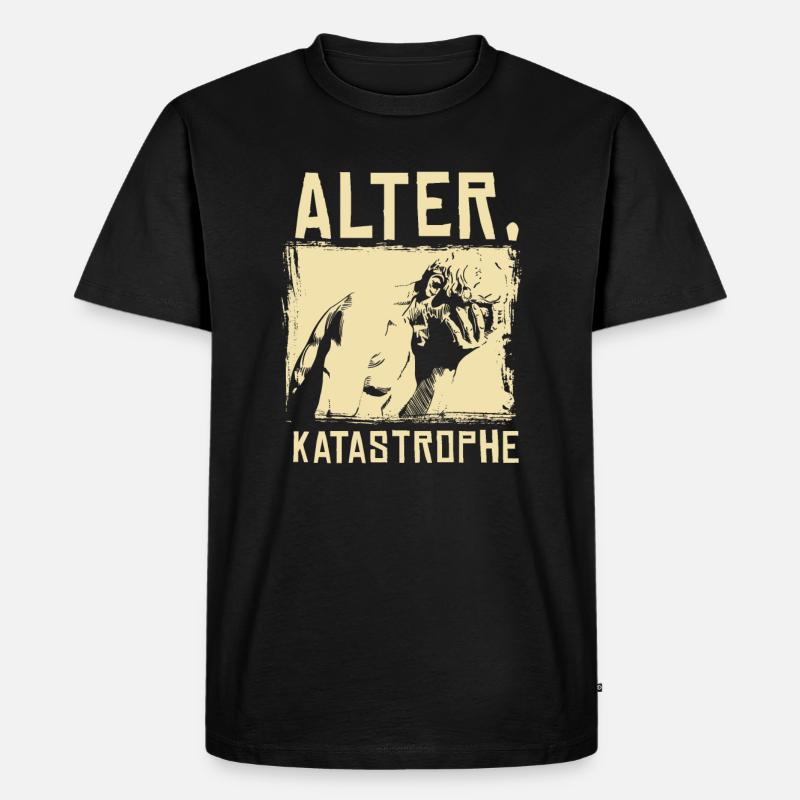 Alter Katastrophe - Männer Premium Bio T-Shirt - Schwarz