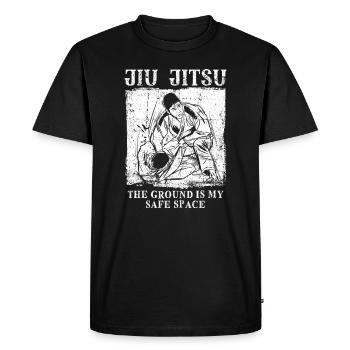 Jiu Jitsu saying - Men's Premium Organic T-Shirt - black - Front - Nico (187cm)