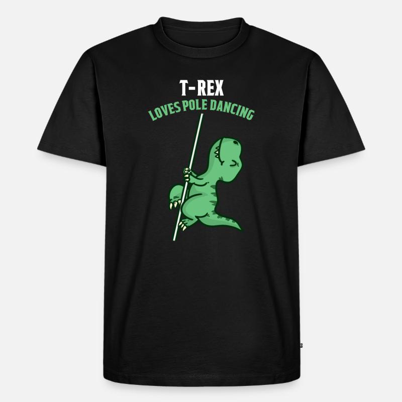 Pole Dance Dancing - Männer Premium Bio T-Shirt - Schwarz