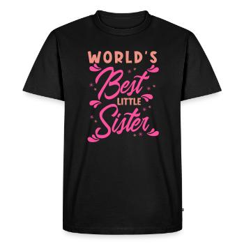La meilleure soeur du monde - T-shirt Premium bio Homme - noir - Devant - Nico (187cm)
