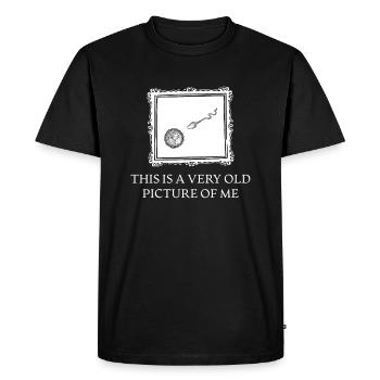 Drôle de sort cadeau - T-shirt Premium bio Homme - noir - Devant - Nico (187cm)