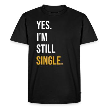 Single Sort Single Day Cadeau - T-shirt Premium bio Homme - noir - Devant - Nico (187cm)