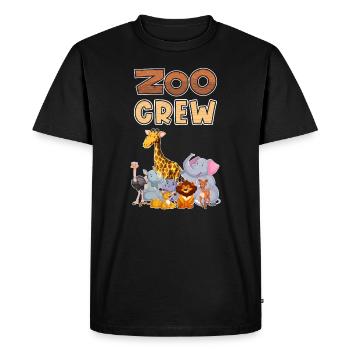 Zoo Crew Zoo Excursion Enfants - T-shirt Premium bio Homme - noir - Devant - Nico (187cm)
