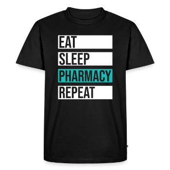 Pharmacist Gift Pharmacies - Men's Premium Organic T-Shirt - black - Front - Nico (187cm)